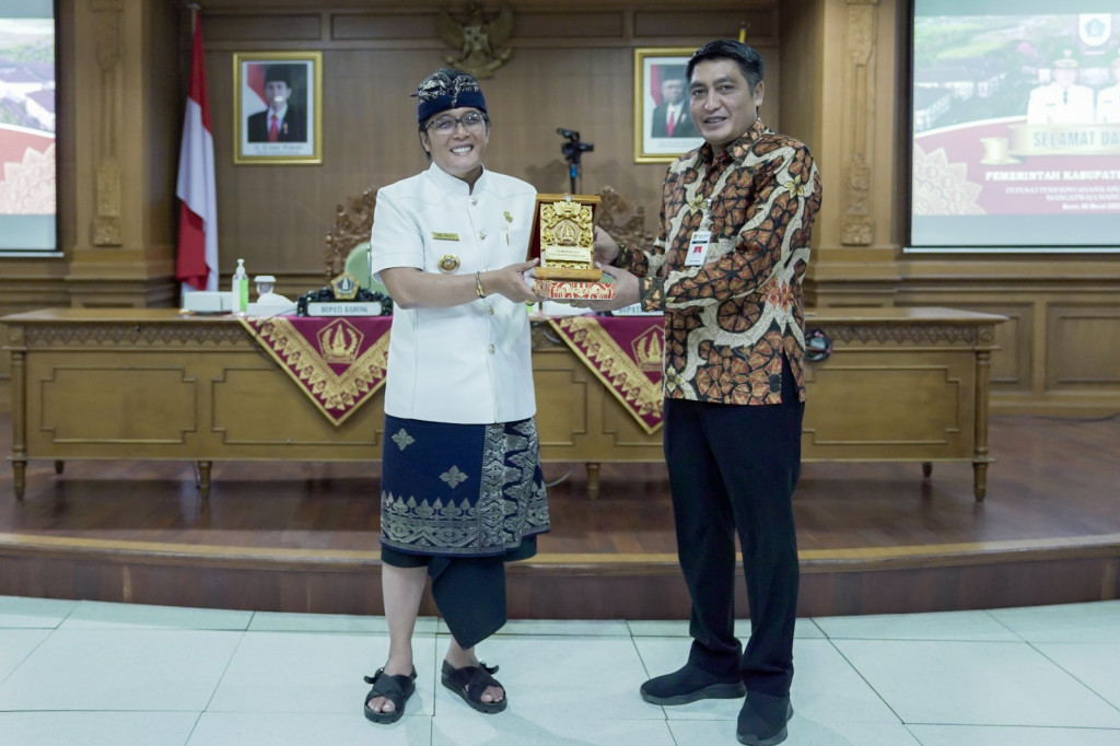 Bupati Giri Prasta Terima Kunjungan Studi Komparasi Bupati Magelang